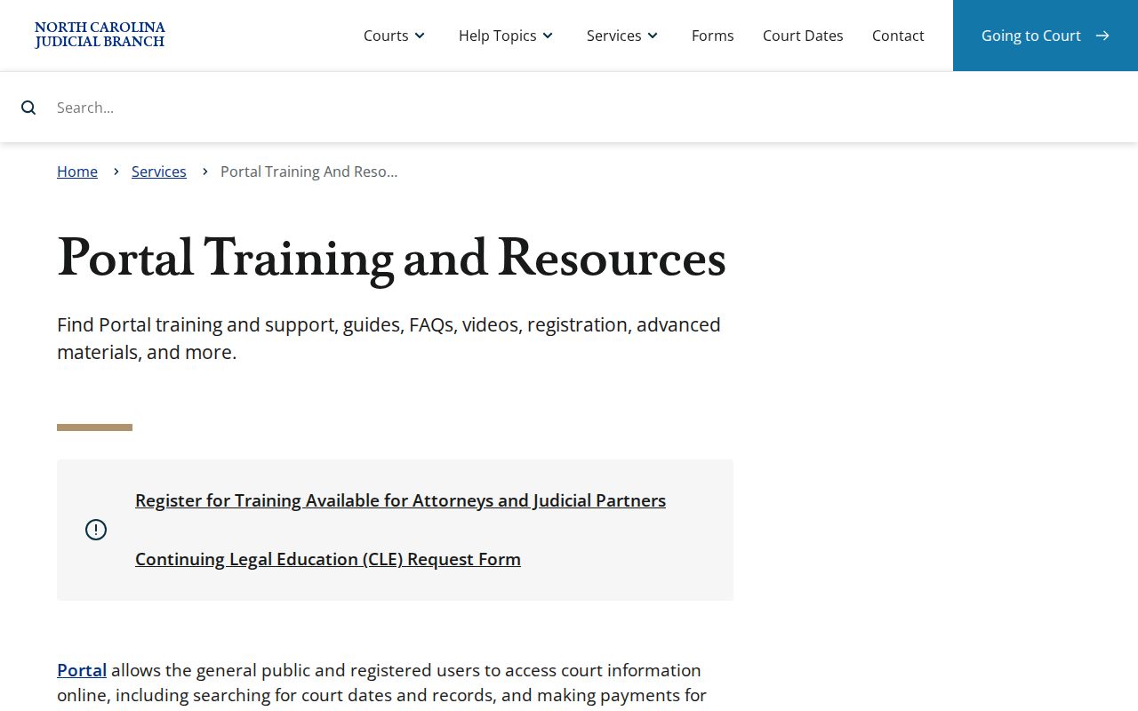 Edgecombe County case search official Portal guidance
