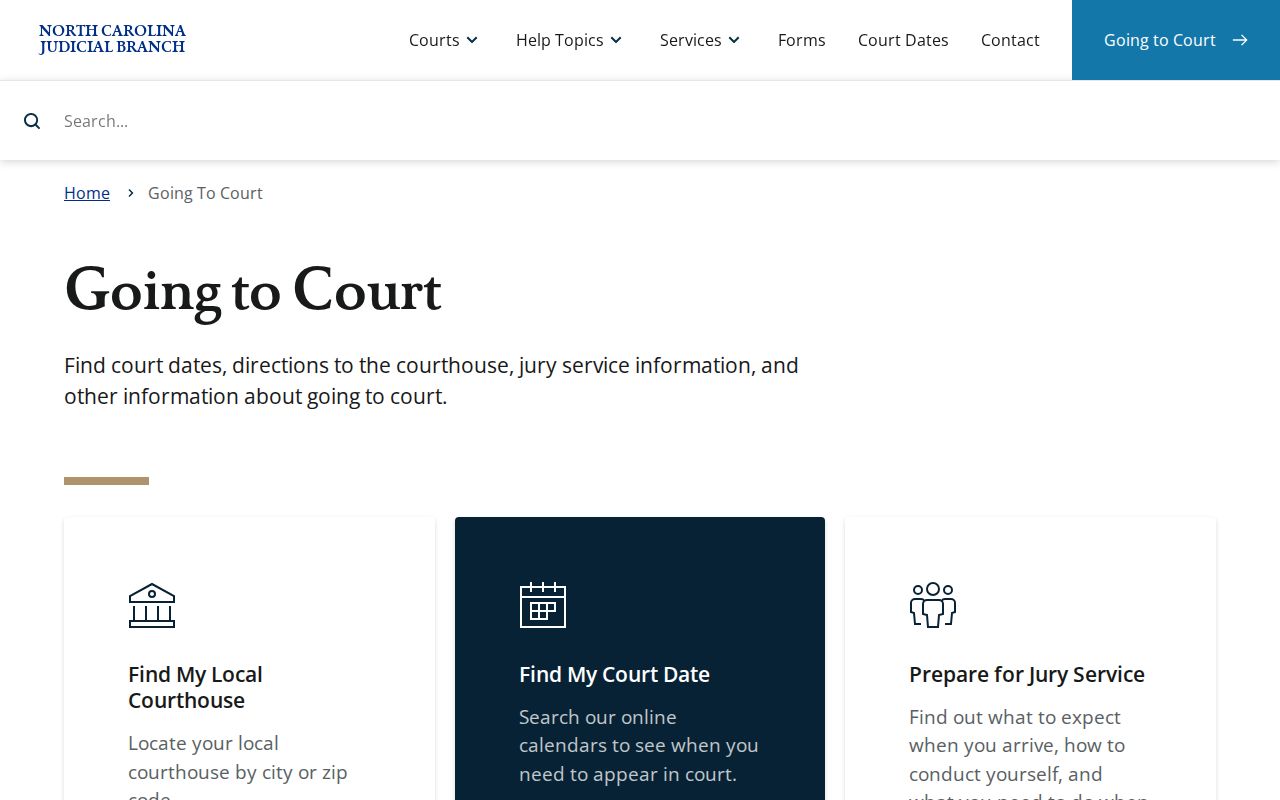 Edgecombe County court calendar court-setting guidance