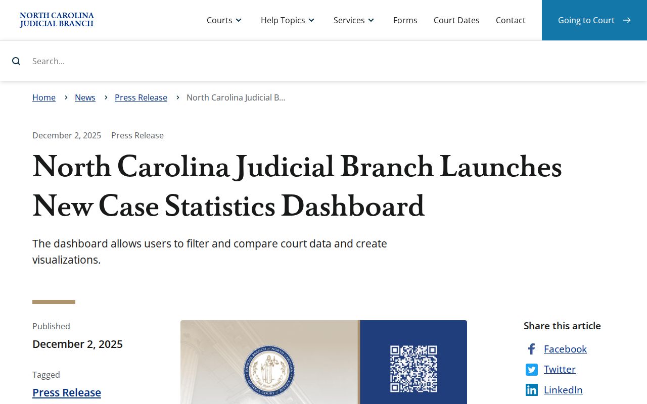 Edgecombe County criminal court docket case statistics resource